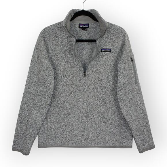Patagonia (S/M) W's Better Sweater 1/4-Zip Heather Grey - Picture 5 of 8